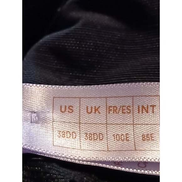 Savage X Fenty Not Sorry Womens 38DD Unlined Lace Balconette Bra Black NWT - Picture 7 of 7